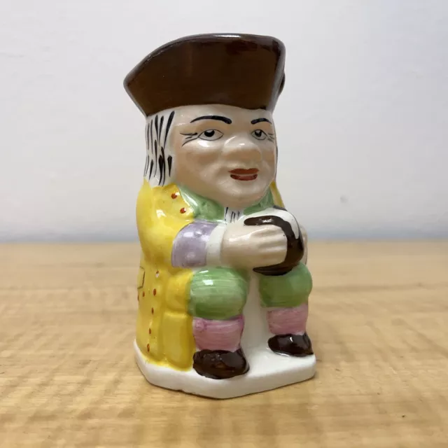 Keele Street Pottery KSP Seated Toby Mug Jug English Colonial Man 4"