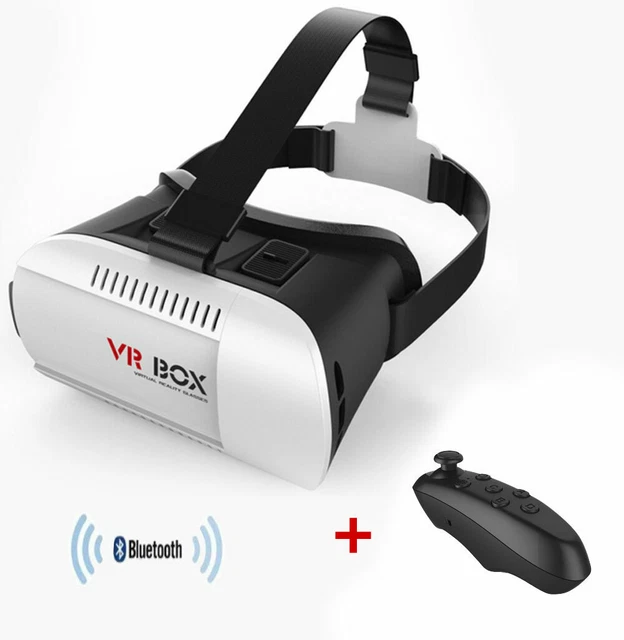 CASQUE VR BOX Lunettes r alit virtuelle 3D t l commande bluetooth