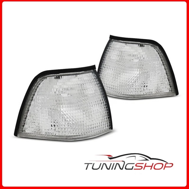 KPBM39 COPPIA FRECCE ANTERIORI FRONT DIRECTION WHITE BMW E36 12.90-09.99 TuningS