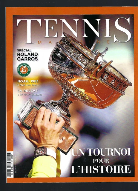 TENNIS MAGAZINE-MAI-JUIN 2023-SPÉCIAL ROLAND GARROS 2023/NOAH 1983