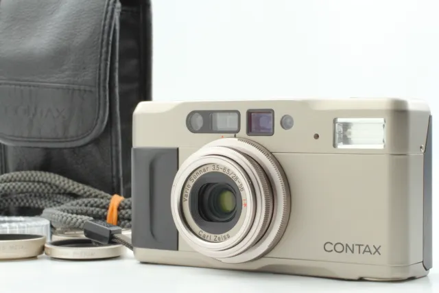 All Works [Near MINT ++ w/ Case] Contax TVS II Point & Shoot Camera From JAPAN