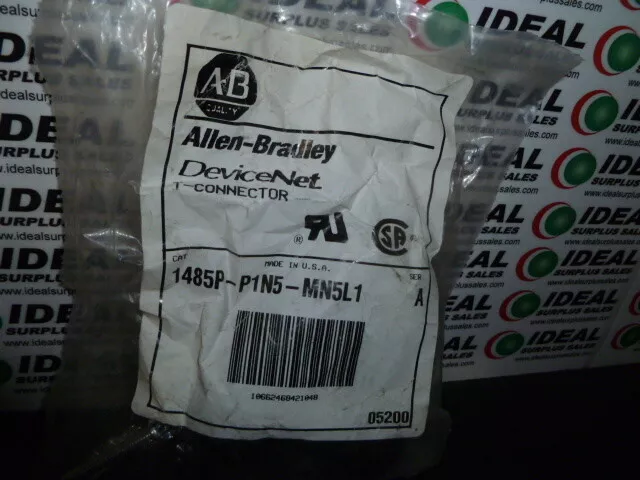 Allen Bradley 1485P-P1N5-MN5L1 Series A Connector Multiport NEW IN BOX  製造、工場用