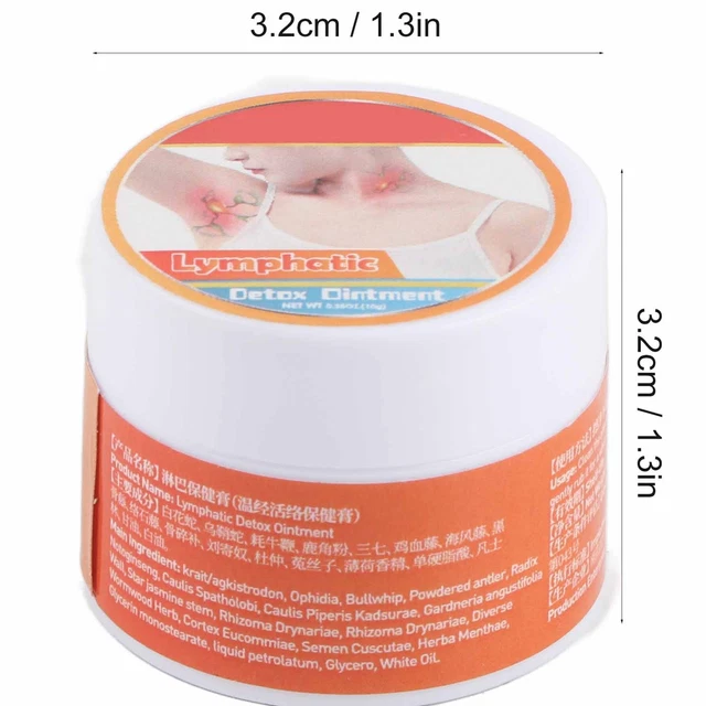 Lymphatic Massage Cream 10g Boost Metabolism Eliminate Toxins Boost Immun UK HEL