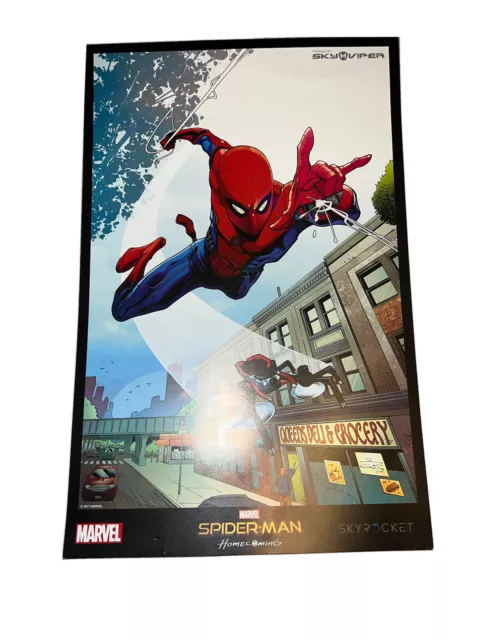 Spider-Man Homecoming movie artwork 2017 SDCC mini 11x17 Sky Viper promo poster