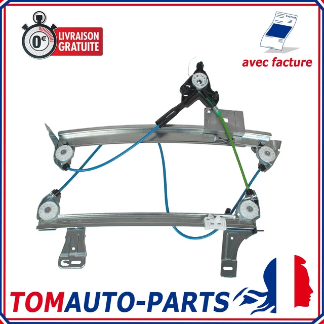 Mecanisme Lève-Vitre Electrique Avant Droit Pour Peugeot 307 Cc 2003-2009 9222V9