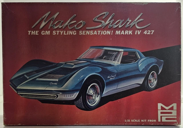 1961-2 Corvette Mako Shark Concept Car Snapfast Plus 1/25 – J-BarHobbies
