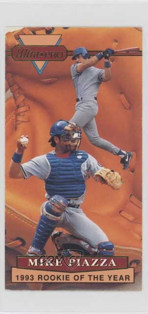 1994 Ultra-Pro Page Promos Mike Piazza (Batting Throwing) #MIPA.3 HOF