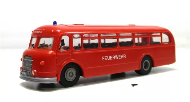 Modellauto H0 BeKa IFA H6 Bus Feuerwehr