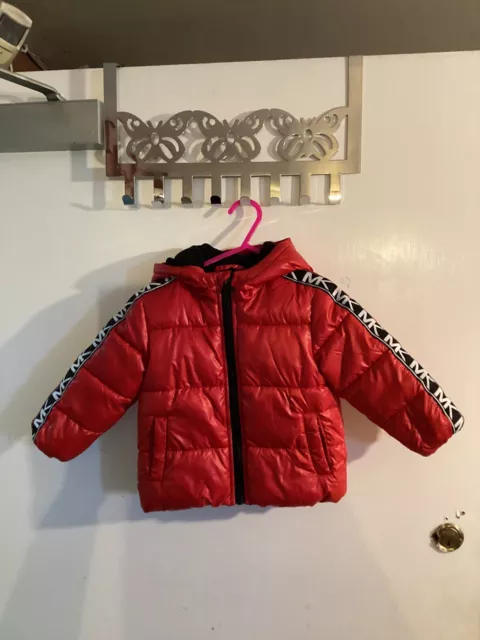 (sc ncl) childs MICHAEL KORS padded red coat mystic quilted 18 months