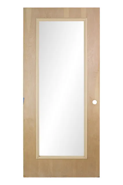 Olde New 1 Lite Solid Wood Unfinished Passage Door 79 x 35.75