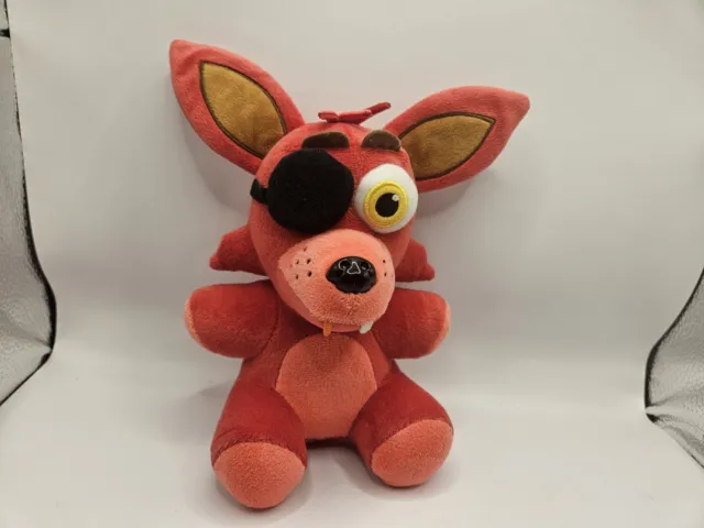 Rare FNAF Red Eyepatch Foxy Five Nights At Freddys Funko 2016 Plush Fox 7" Used