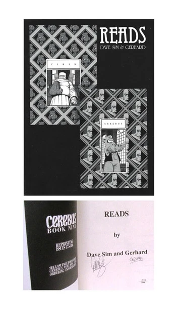 CEREBUS Signed Numbered Limited Edition READS 1st Print Dave Sim and Gerhard