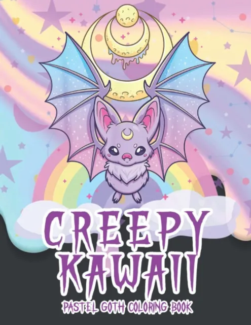 Anime Coloring Book: Creepy Kawaii: Manga Art & Anime Enthusiasts Stress  Relief