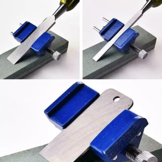 Honing Guide Sharpener Sharpening wood chisel Plane Gauge Carpenter Angle C2S7