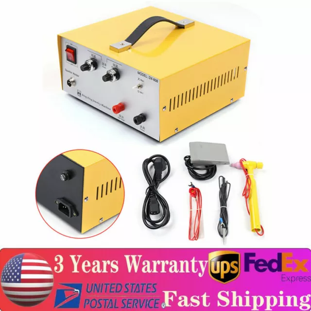 Jewelry Spot Welder Pulse Sparkle Spot Welder With Handle Tool For Gold Silver