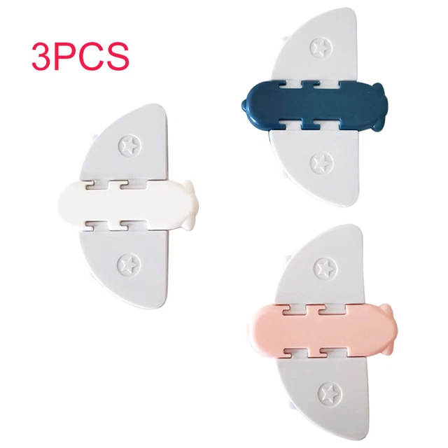 Sliding Door Lock Stopper Closet Baby Proof Cupboard Self Wardrobe
