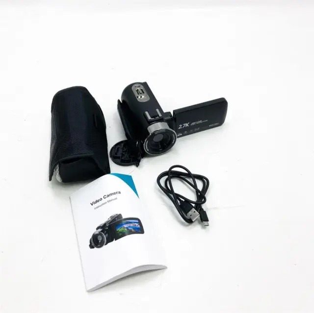 Caméra Vidéo Caméscope 2.7K FHD 42MP Zoom Numérique 18X, avec
