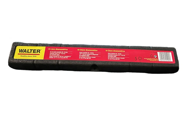 CHIAVE DINAMOMETRICA WALTER 1/2 pollice 80-210 Nm +17,19, 21mm BUSSOLA +PROLUNGA