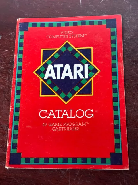 The Atari Video Computer System Catalog 1982 CO16725-Rev E