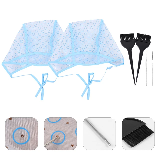 6-teiliges Haar-Strähnchen-Set – Mit Kappe & Haken Für DIY-Highlights, Perfekt Für Zu Hause