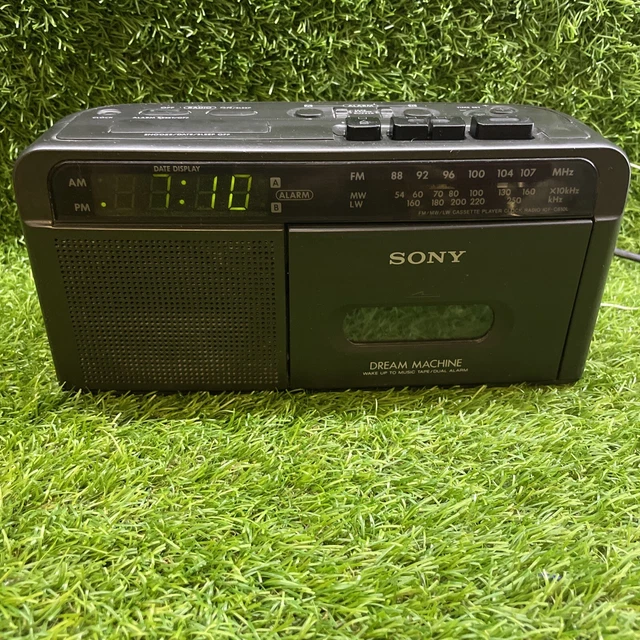 SONY ICFC610L DREAM Machine Alarm Clock FM Radio & Tape Cassette Player £25.00 PicClick UK