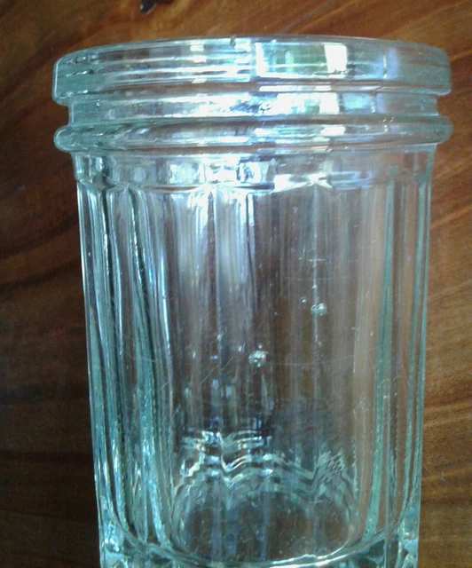 Grand Pot En Verre Ancien - Confiserie Bonbons Surfins Tissot Vincennes - Rare