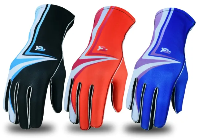 TK Karting Gloves Go-Kart Racing Gloves Touchscreen Printed Design All Sizes