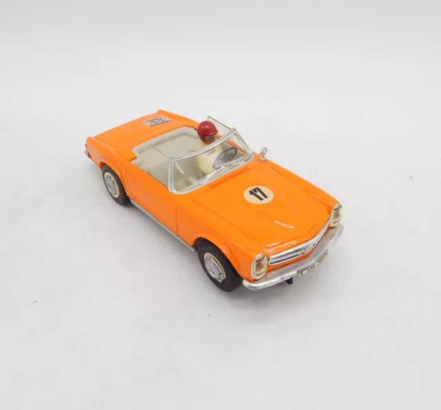 Fleischmann Auto Rallye 3260 Mercedes Benz 280 SL Nr. 17 - orange - ungeprüft