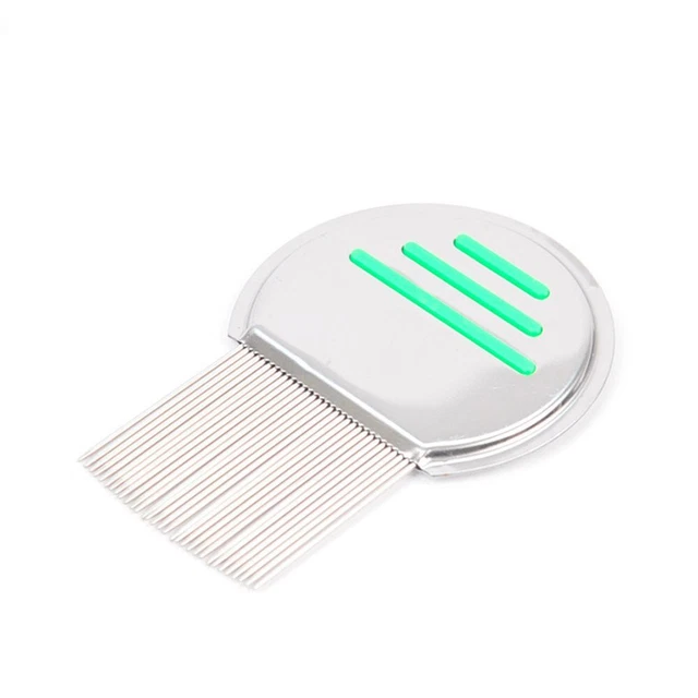 Metal Head Dense Tooth Pet Hair Comb Lice Comb Cleaning Supplies Flea Brush