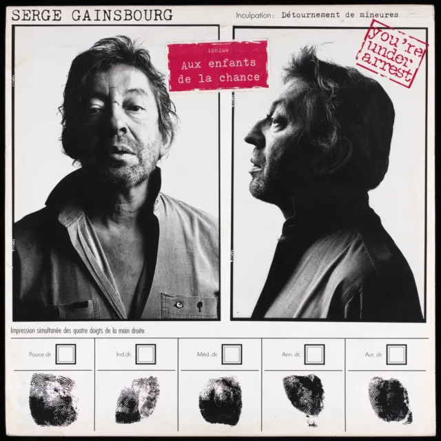 SERGE GAINSBOURG - You're Under Arrest - 1987 France LP