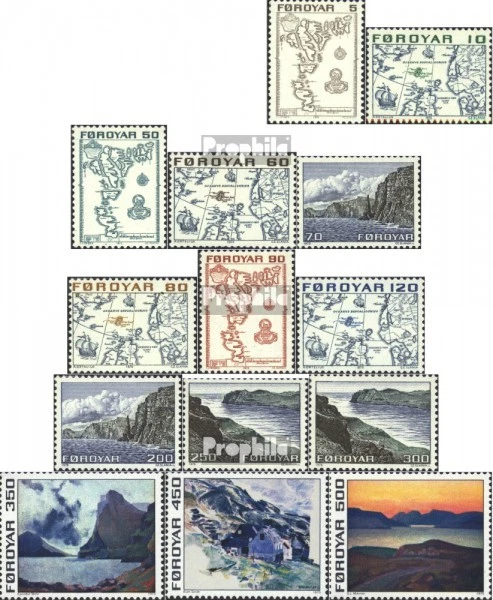 Timbres Danemark - Groenland 1997 Marguerite - Collection Complète Neuf Avec Gomme Originale MNH
