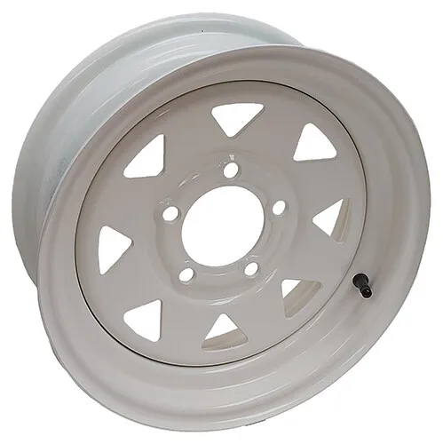 13" trailer wheel rim 5 stud 4.5" PCD spoked for boat trailer road sign trailers