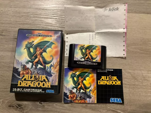 Alisia Dragoon - Boxed with Manual - SEGA Mega Drive - PAL