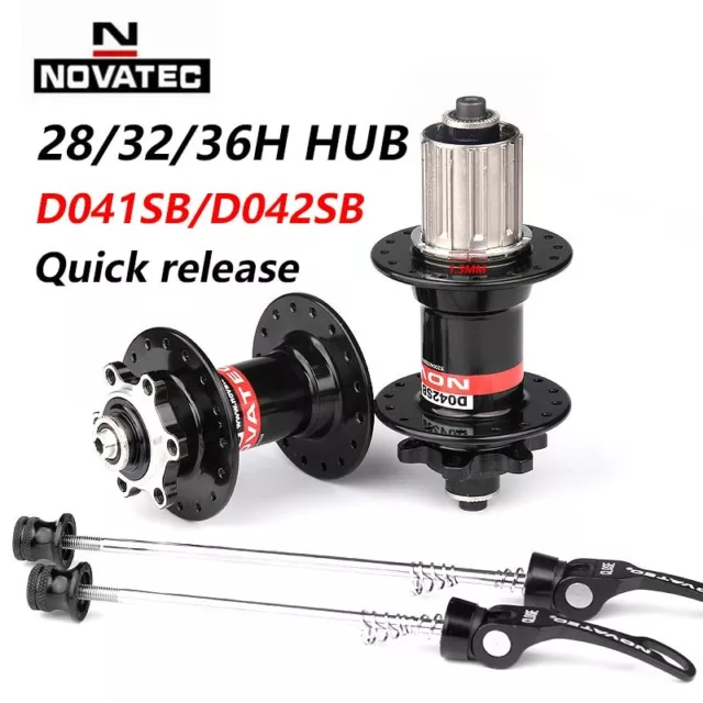 Novatec Hub D041SB D042SB MTB Bike Disc Card Brake 32 Holes Road Bearing 36H