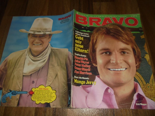 Bravo # 36 / 30.8.1971 -- Peter Maffay/Humble Pie/Jim Morrison/John Wayne/Ufo