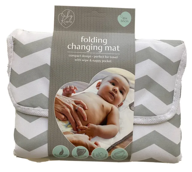 Travel, Portable Foldable Washable, Nappy Diaper Changing Mat