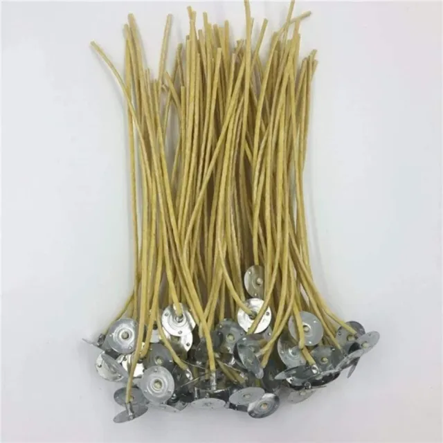 COZYOURS 100 PCS 20Cm Organic Hemp Candle Wicks; 100% Natural Beeswax;  Pre-Waxed $50.88 - PicClick AU