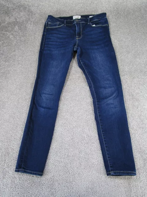 Frame Jeans Womens 29 Le Skinny De Jeanne Crop Dark Wash Stretch Denim