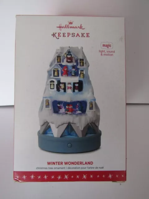 Hallmark Keepsake Magic Cord Winter Wonderland Christmas Ornament 2016 NIB