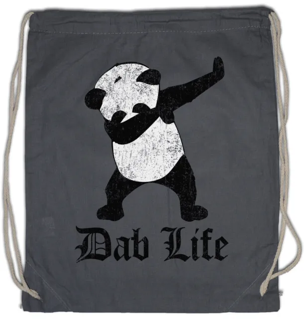 Borsa da ginnastica DAB LIFE II Panda Bear Dance DJ MC Disco Club Party Hard Thug