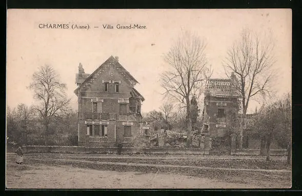 CPA Charmes, Villa Grand-Mère