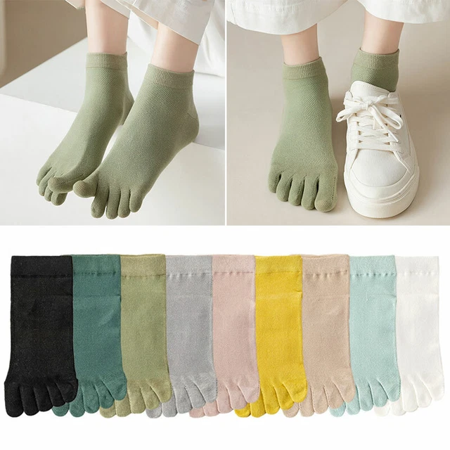 Calzini Con Dita Separate Uomo/donna - 3 Paia, Cotone, Per Sport E Uso Quotidiano - Foto 8