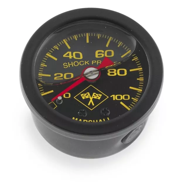 Big End Performance 15019 1 1/2 in. 0-100 PSI Liquid, Pressure Gauge, Midnight B