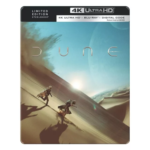 Dune 2021 Steelbook 4K Ultra HD + Blu-ray + Digital Copy PRESALE Ships 5/16