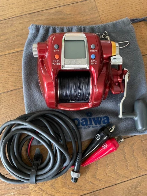 DAIWA TANACOM BULL 750FE Electric Reel Red with Cable & Bag