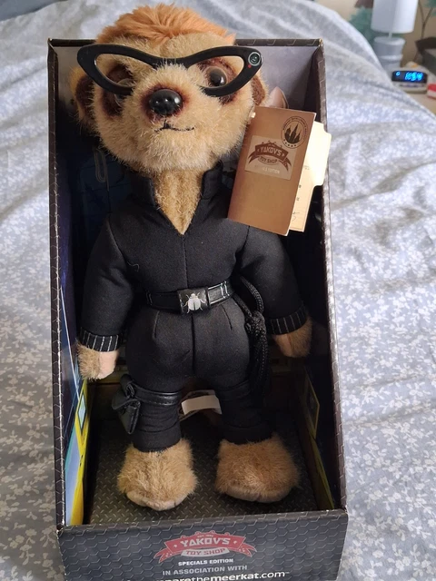 YAKOV'S TOY SHOP Agent Maiya Compare the Meerkat Small Plush Soft Toy ...