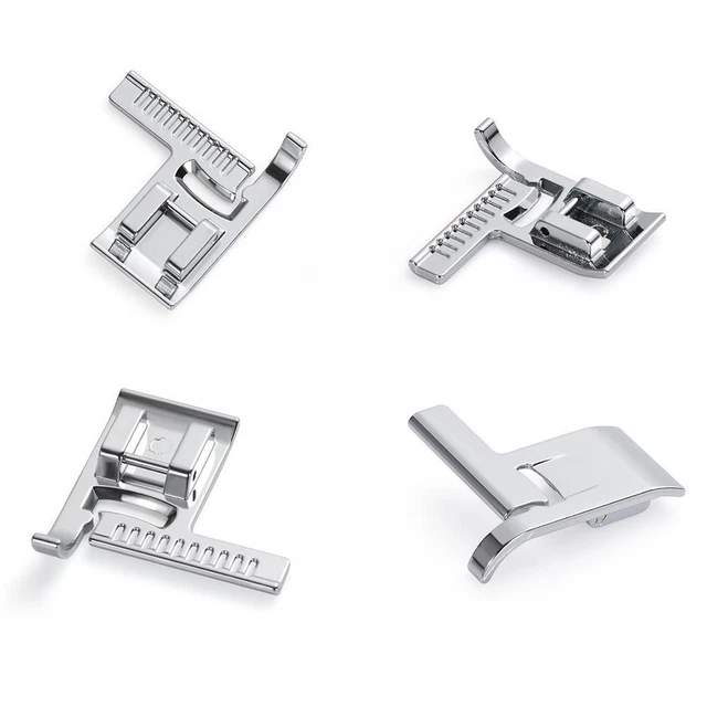 with a Ruler Presser Foot Crimp Tool  Sewing Machine Feet Hemming Cloth Strip