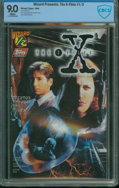 Wizard Presents The X-Files #1/2 CBCS 9.0 Topps Comics 1996