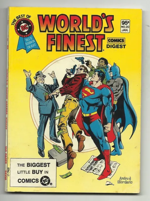 Best of DC Blue Ribbon Digest #20 - World's Finest - Superman - Batman FN 6.0