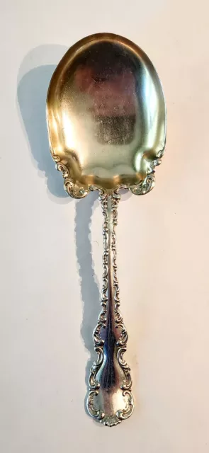 Sterling Silver Berry Spoon Louis XV by Whiting W or M